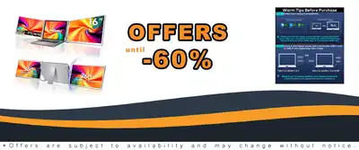 16inch Laptop Screen Extender 1200P FHD Portable Monitor