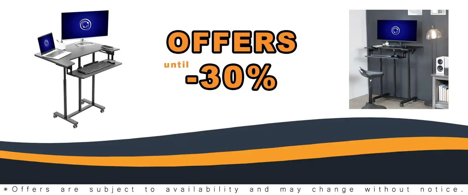 adjustable height table rolling computer stand black